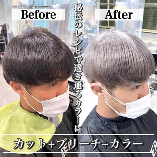 カラー メンズ メンズヘア特化 パーマ 縮毛矯正🔷のヘアスタイル