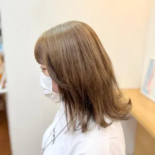 ミディアム 冨田 豊のヘアスタイル