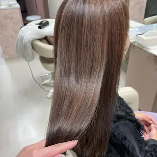 ロング カラー 坂本 沙也加のヘアスタイル