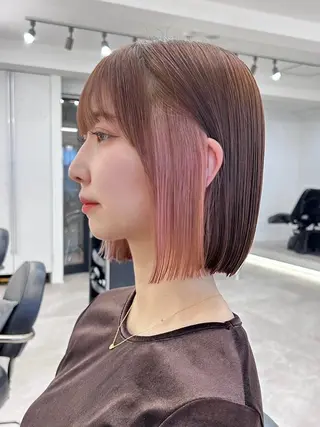 ショート カラー ショート/ ボブ/今井皓のヘアスタイル