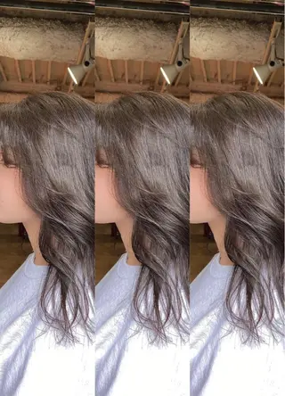 セミロング カラー ✴︎赤み除去カラー daichi✴︎のヘアスタイル