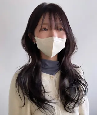 ロング カラー risako🇰🇷 韓国ヘア/レイヤーのヘアスタイル