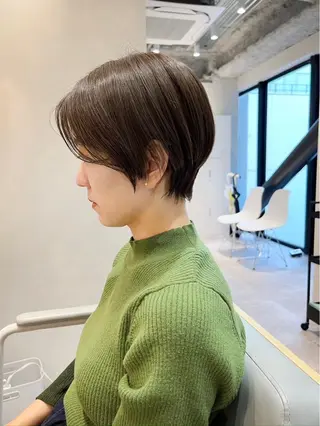 ショート レディースパーマ モデル募集RIKOのヘアスタイル