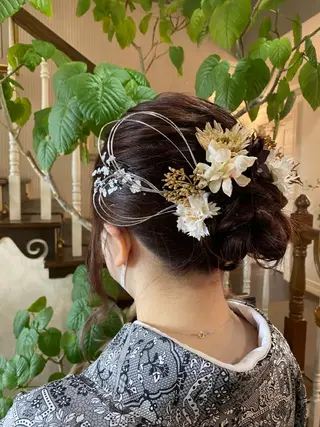 ヘアアレンジ 山西 真琴のヘアスタイル