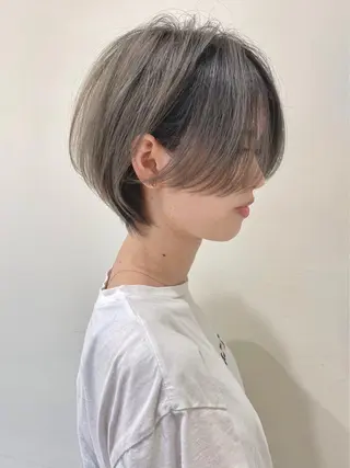 ショート クロスパーマ松永裕久 似合わせカットのヘアスタイル