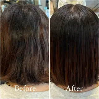 セミロング Momo/海外ヘア レイヤー/ハイライトのヘアスタイル