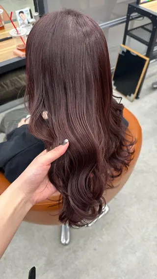 ロング カラー 高松 沙耶のヘアスタイル