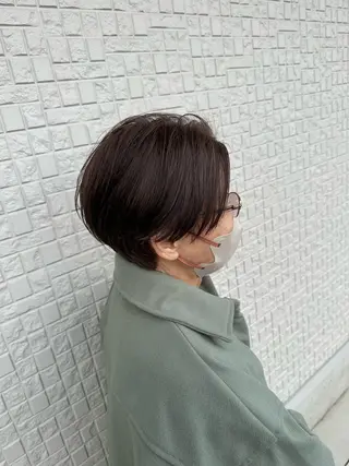ショート 艶髪カラー/髪質改善 細貝 舞利のヘアスタイル