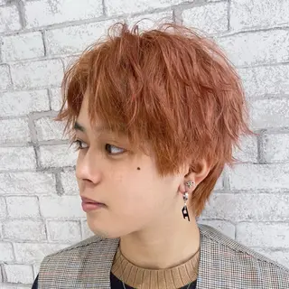 カラー メンズ NYNY姫路本店 メンズパーマ藤川時也のヘアスタイル
