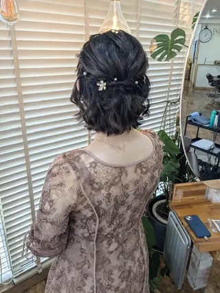 ヘアアレンジ ショート miku ヘアセット/着付けのヘアスタイル