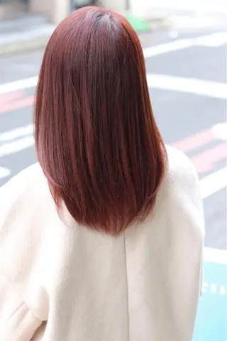 ミディアム カラー ヘアアレンジ 川内 政人のヘアスタイル