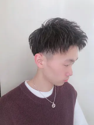 ショート ヘアアレンジ メンズ メンズZina代表 田端 麗治のヘアスタイル