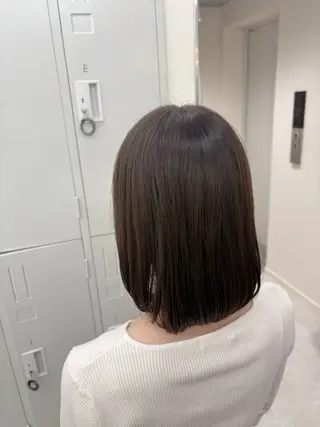 ミディアム カラー NaVIユウジ 透明感カラーのヘアスタイル