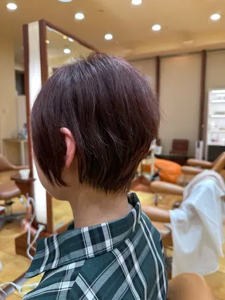 ショート ボブ/ゆるふわ ボブパーマ/とういのヘアスタイル