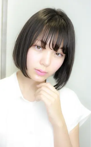ショート カラー 髪質改善、縮毛矯正 店長浅野太郎のヘアスタイル