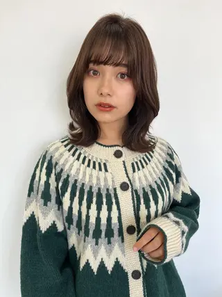 ミディアム 美髪スペシャリスト/ 予約空きあり/若狭葵のヘアスタイル