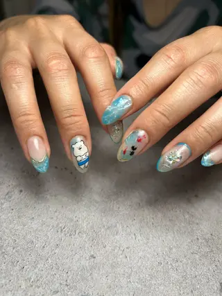 ネイル Yakko pas á pasのネイルデザイン