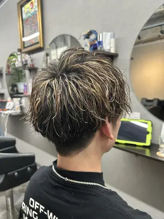 ショート カラー パーマ メンズ ♦️お任せ美容師♦️ ★ヤマフジ★のヘアスタイル