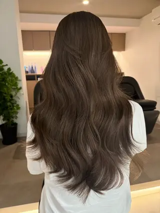 ロング カラー 🎀透明感× 赤み消し🎀正源のヘアスタイル