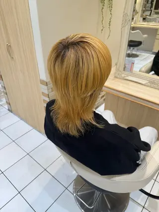 メンズ 🛜地毛風縮毛矯正/ 暗髪カラー/小林🛜のヘアスタイル