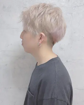 ショート カラー 【DECIDE L.A.W】氏原　将のヘアスタイル