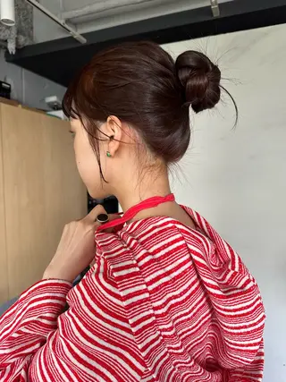 ロング カラー natsumi zenshoのヘアスタイル