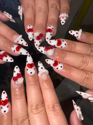 ネイル 33nail✴️栄 スミレ❇️Gel-xのネイルデザイン