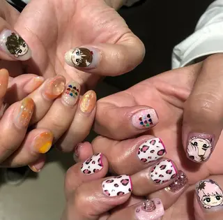ネイル パラあり！フィルイン 美フォルムのネイルデザイン
