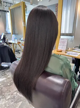 ロング Saki💛心斎橋 レイヤー/艶髪のヘアスタイル
