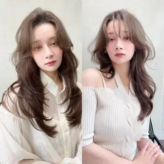 セミロング Ameri/髪質改善 /韓国ヘア🇰🇷のヘアスタイル