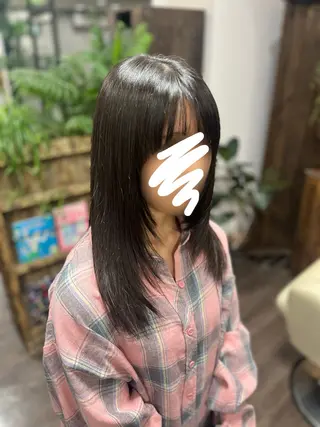 ロング assem blage所属・assemblage 江川羽南のヘアスタイル