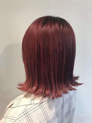 ショート カラー 烏丸韓国ヘア🇰🇷 ayaka🎀のヘアスタイル