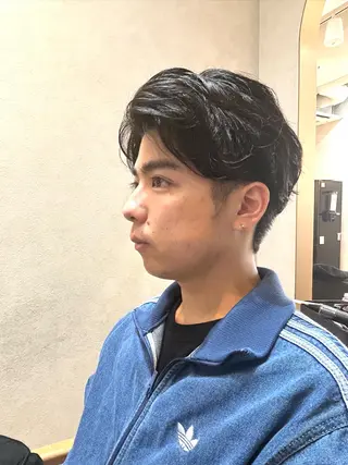 パーマ メンズ 児玉 りなのヘアスタイル