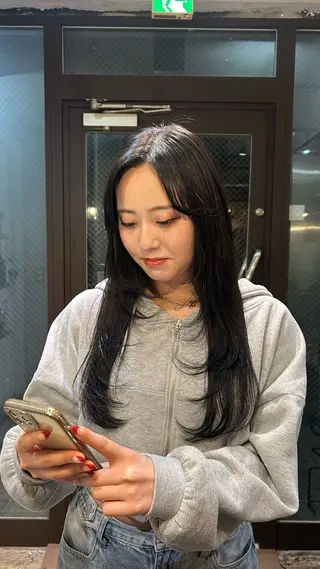 ロング カットモデル募集 mana🎀🤍のヘアスタイル