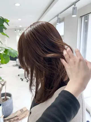 セミロング 🖤:抜け感×大人 スタイル/Aoiのヘアスタイル