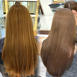 セミロング 縮毛矯正特化 髪質改善辻良輝のヘアスタイル
