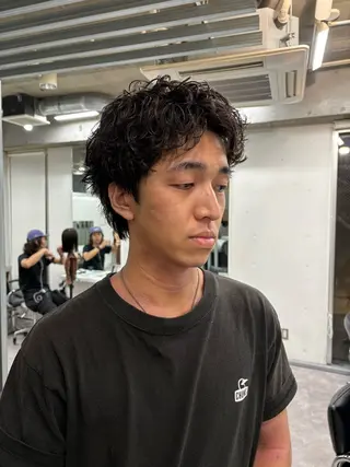 パーマ メンズ パーマ特化/ カラー/廣田歩のヘアスタイル