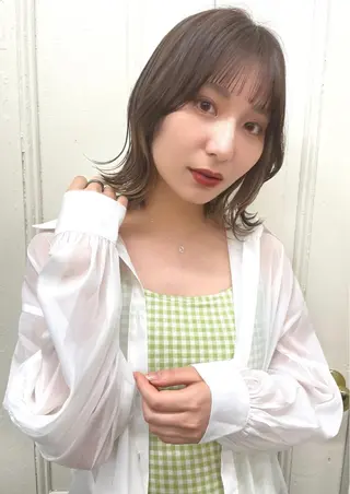 ミディアム Ebihara Satomiのヘアスタイル