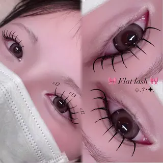 マツエク・マツパ 🎀束感/上下エク/ 𝙍𝙐𝘼 🎀のマツエク・マツパデザイン