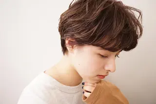 ショート カラー レイヤーカット✂️ 横浜No1♡下鳥翔子のヘアスタイル