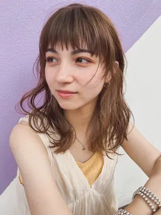セミロング カラー 溝口 ひなこのマツエク・マツパデザイン