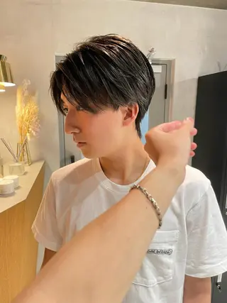 ミディアム カラー パーマ ヘアアレンジ メンズ キッズ ネイル マツエク・マツパ アイブロウ メンズ特化 しゅうへいのヘアスタイル
