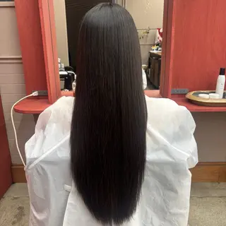 ロング パーマ HIBIKI / 透明感カラーのヘアスタイル