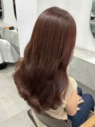 ロング カラー ヘアアレンジ シガ ミクトのヘアスタイル