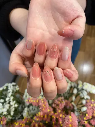 ネイル crystal ⭐︎ colorのネイルデザイン