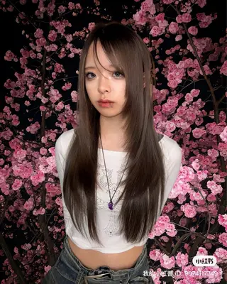 セミロング カラー 縮毛矯正 髪質改善寺坂雄飛💐のヘアスタイル