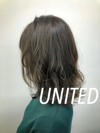 セミロング カラー ヘアアレンジ 縮毛矯正/メンズ歓迎 Ryota🌻のヘアスタイル