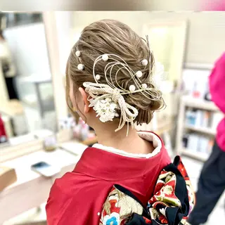 ヘアアレンジ 似合わせヘアメイク 💐オダギリチアキのヘアスタイル