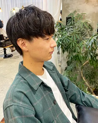 ショート メンズ 志賀 あずみのヘアスタイル
