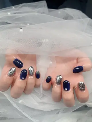 ネイル ハイネイル 自宅サロンのネイルデザイン